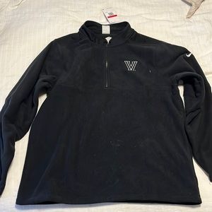 NWT Villanova fleece quarter zip